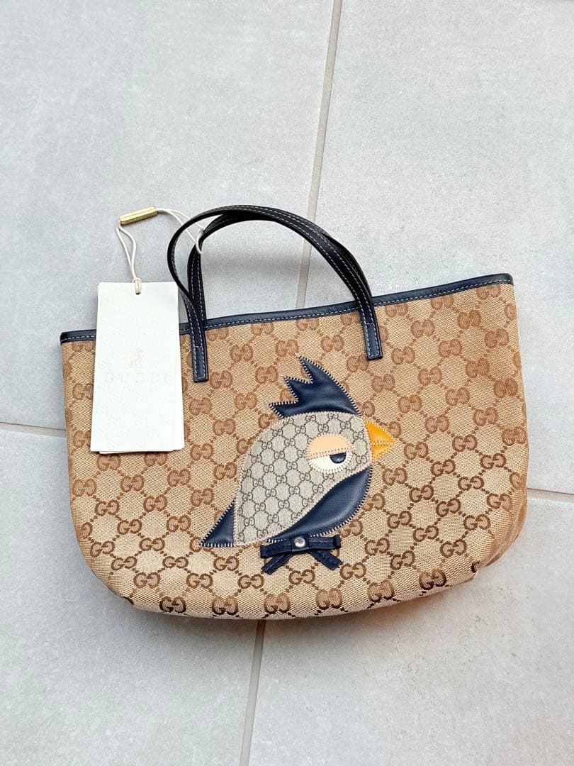 タグ付き未使用品　グッチ GUCCI 鳥 バード チルドレンズ ハンドバッグ 楽天市場】【バッグ】GUCCI グッチ チルドレンズ GGキャンバス ZOO