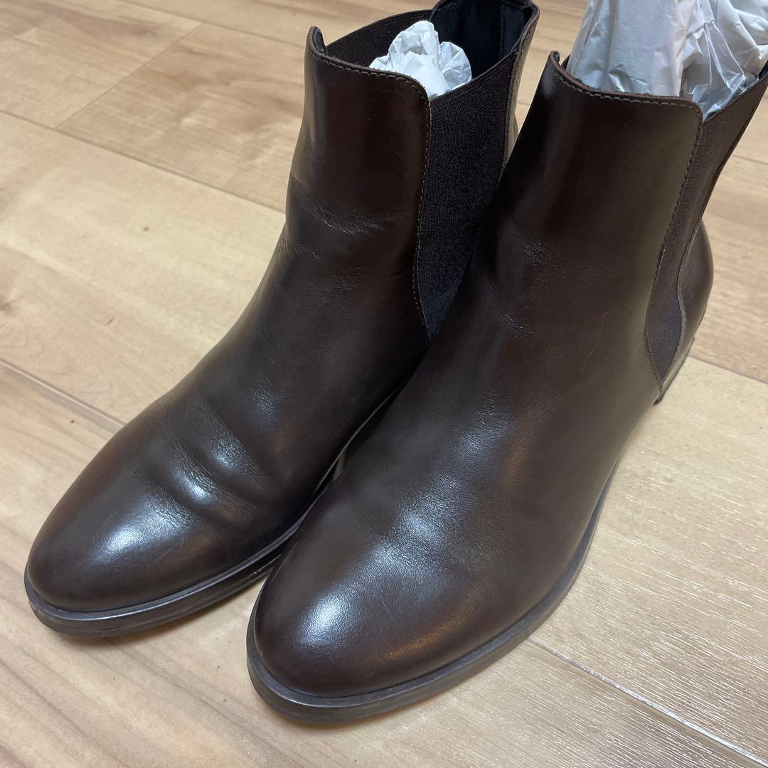 銀座かねまつ サイドゴアショートブーツ - メルカリ