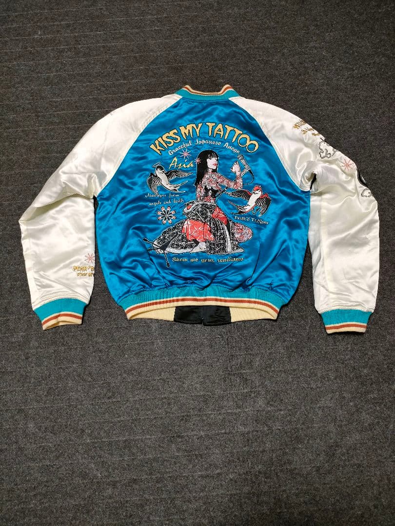 ピークドイエロー スカジャン キス マイ タトゥー 中古 美品 size40