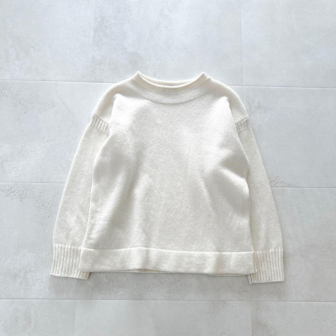 美品✨マーガレットハウエル　ロールネックニット　長袖　現行定番人気　アイボリー