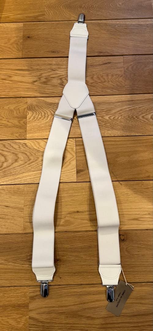 COMME des GARÇONS HOMME PLUS サスペンダー ホワイト Comme des Garçons Homme Plus コムデギャルソン・オム・プリュス 21SS