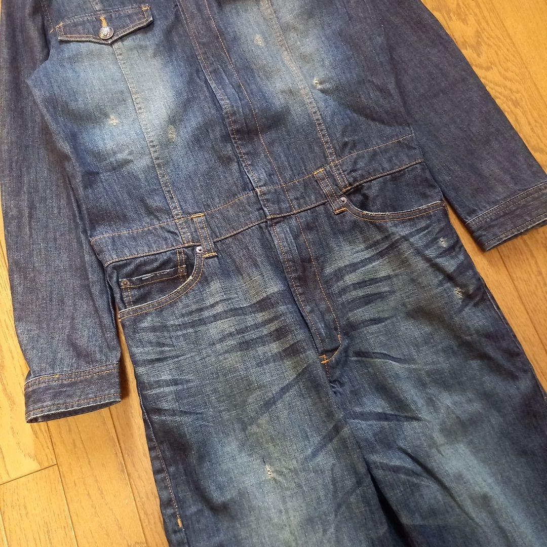 安い 通販ファッション - ルパート ダメージ加工デニムつなぎ