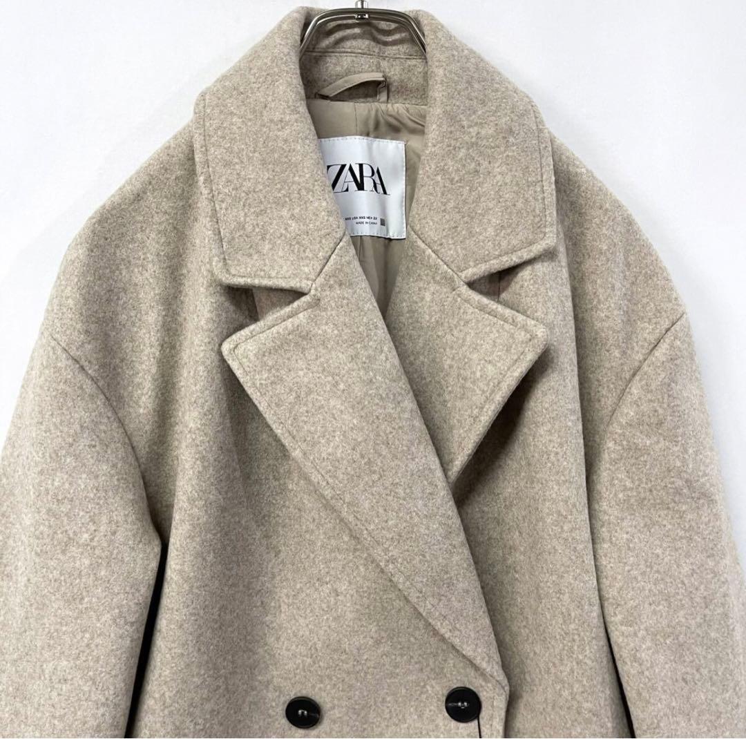 新品未使用タグ付き ZARA ザラ レディース チェスターコート ロング
