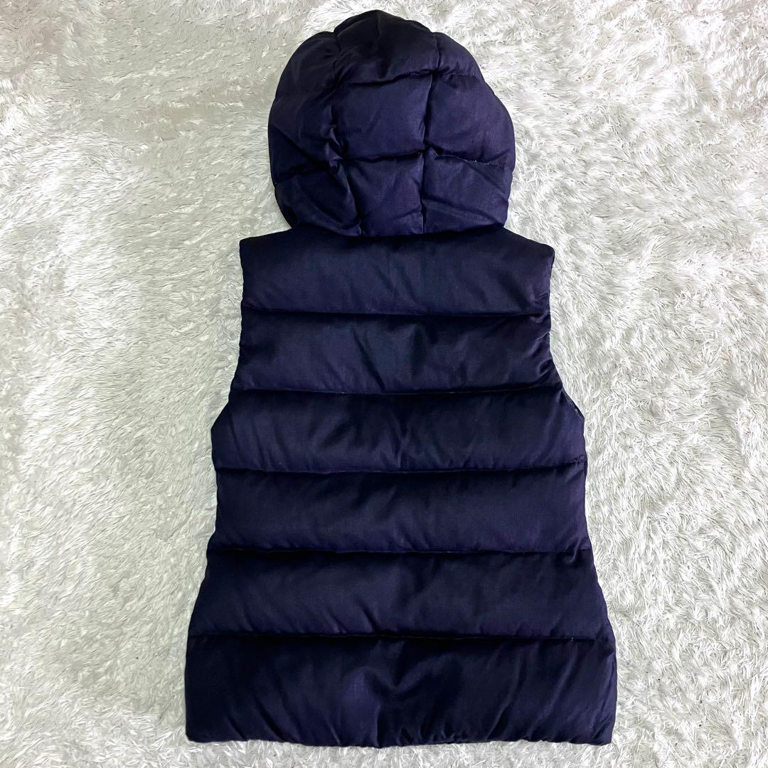 極美品 デュベティカ 別注 ダウン ベスト カシミヤ FEBEDUE ネイビー