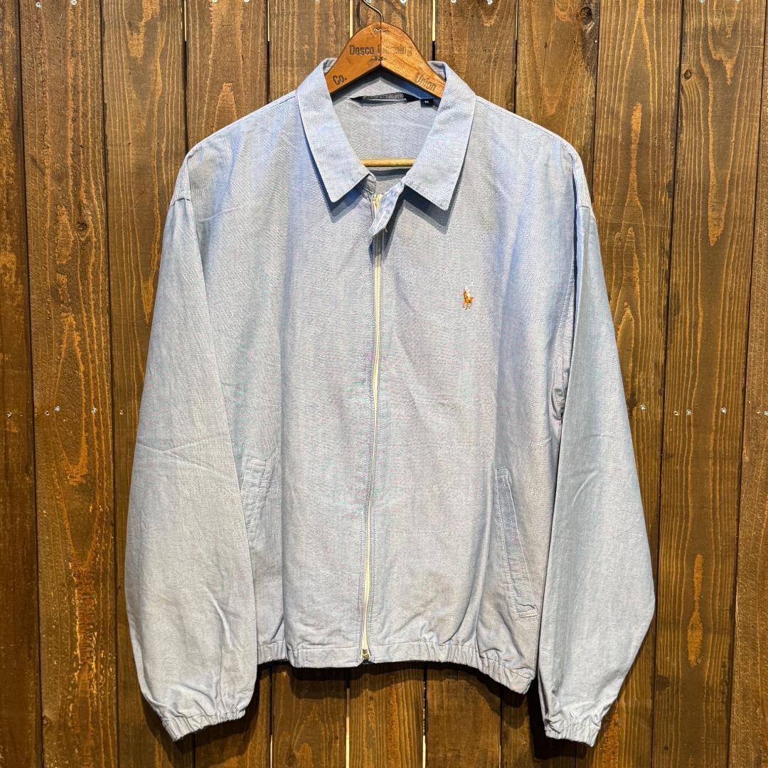 80s 90s ポロ ラルフローレン シャンブレー スウィングトップ 三角タグ