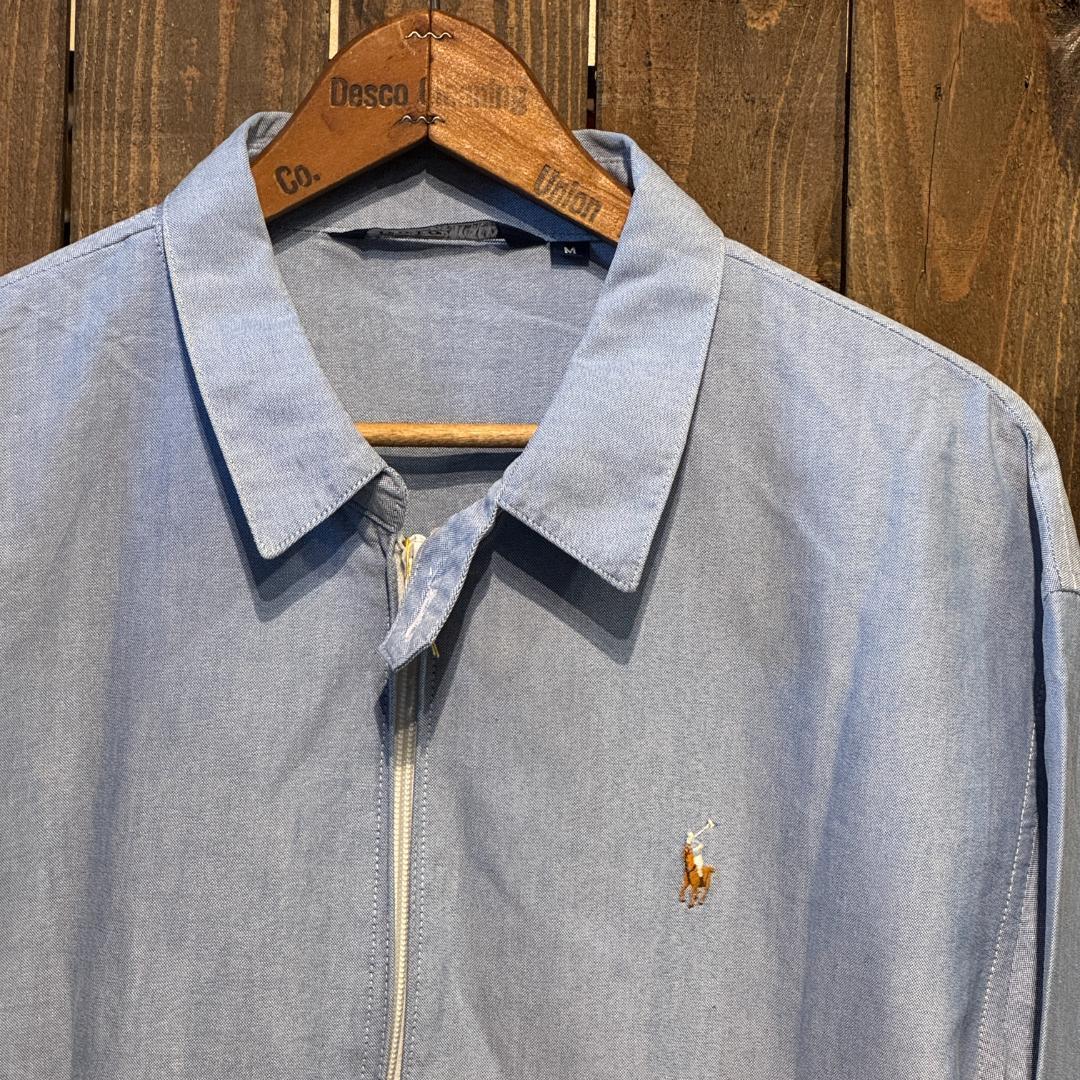 80s 90s ポロ ラルフローレン シャンブレー スウィングトップ 三角タグ