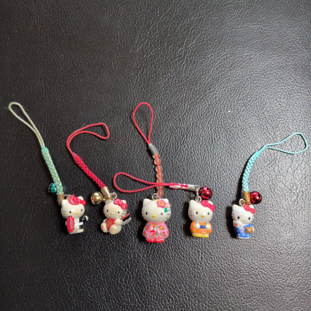 ハローキティ キーホルダー 根付け 5個セット - メルカリ