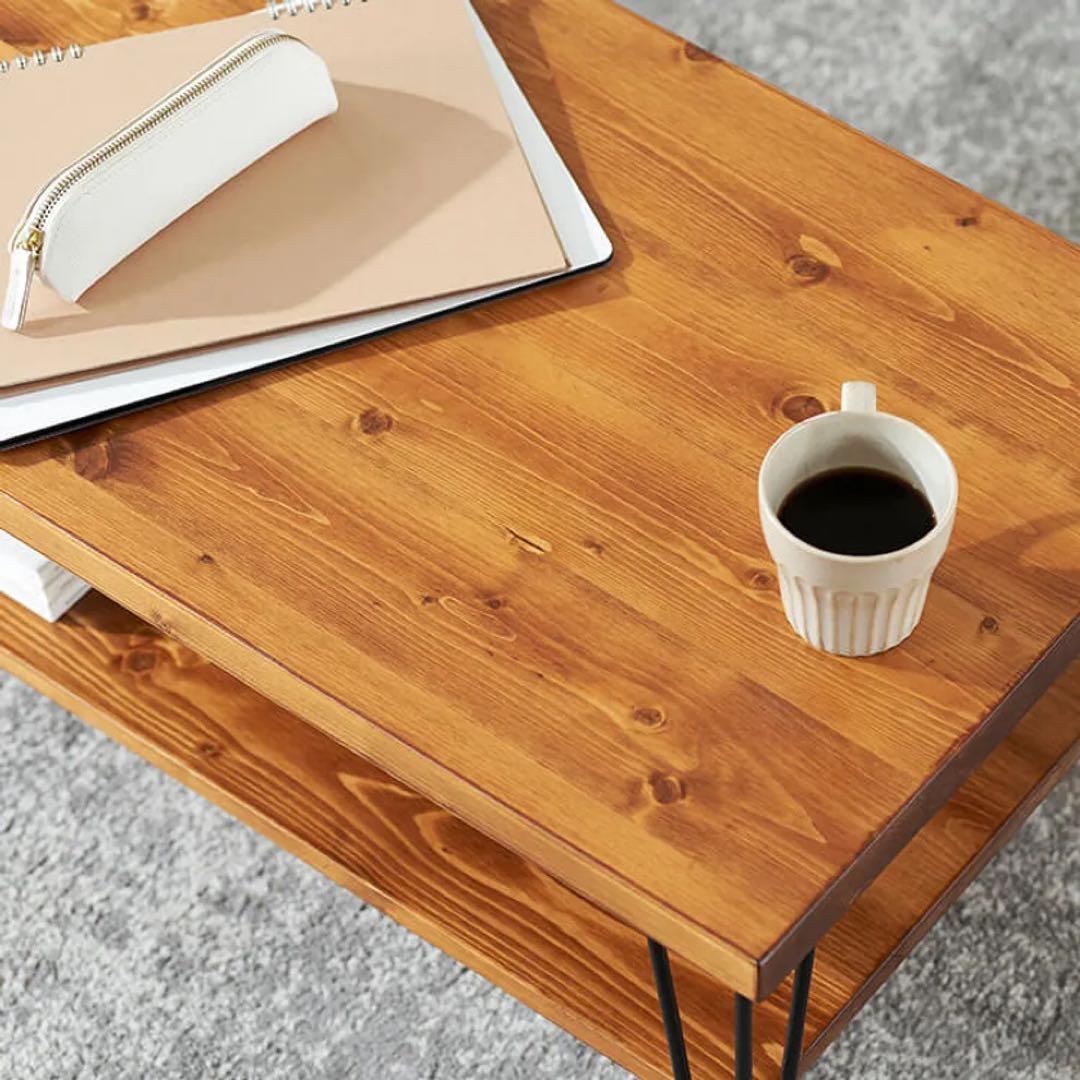 LOWYA ロウヤ 幅85 センターテーブル table ローテーブル 天然木 幅85] センターテーブル 木目調 ローテーブル 天然木 木製 収納