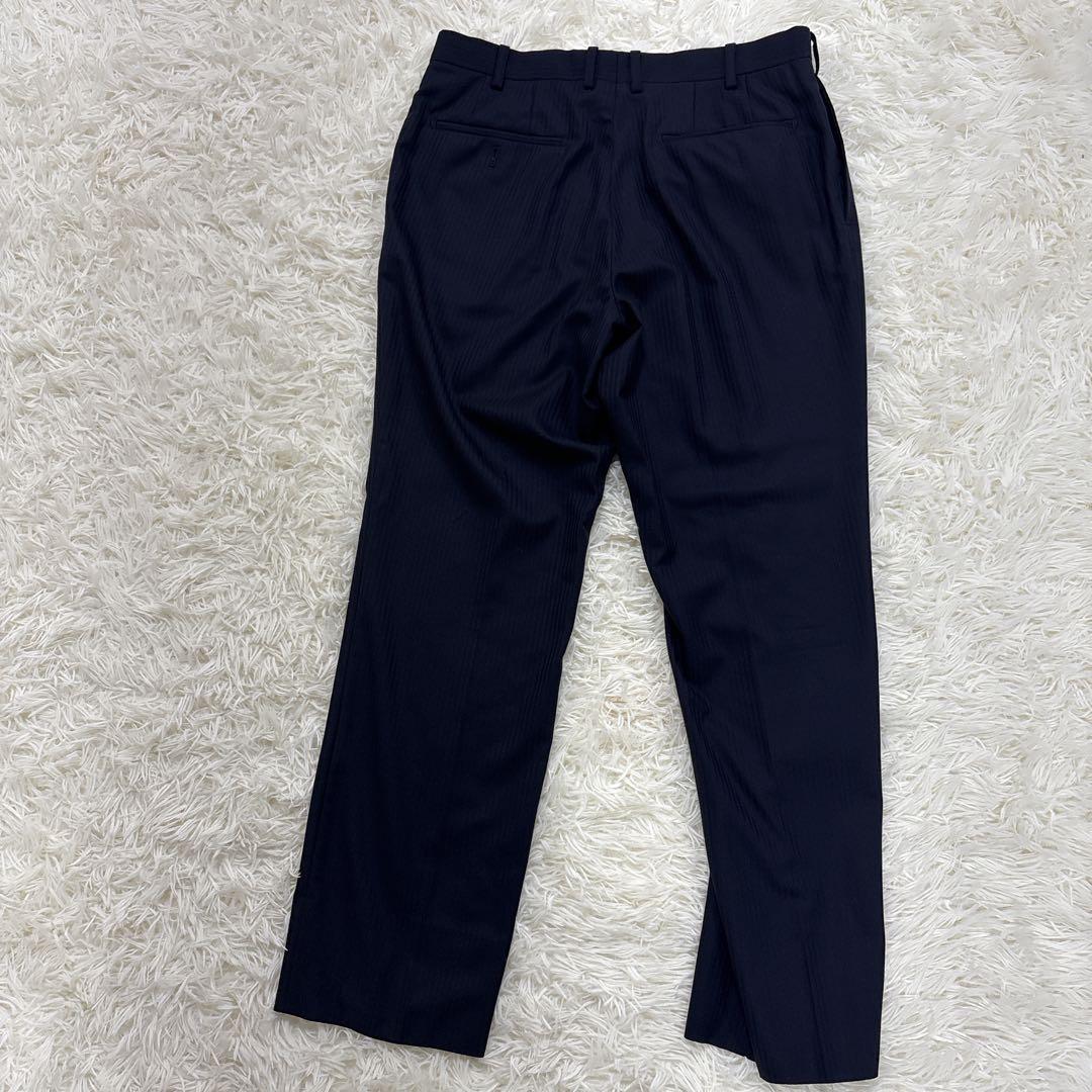 長井代助✨HILTON 3ピーススーツ　super110's ネイビーXL