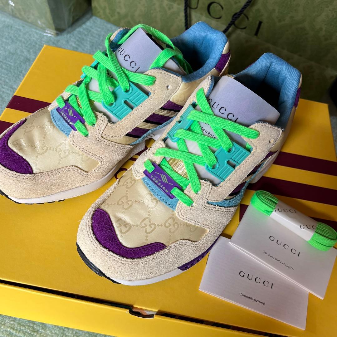 新品 アディダス×グッチ コラボ スニーカー 4 ZX8000GG 23.5cm - メルカリ