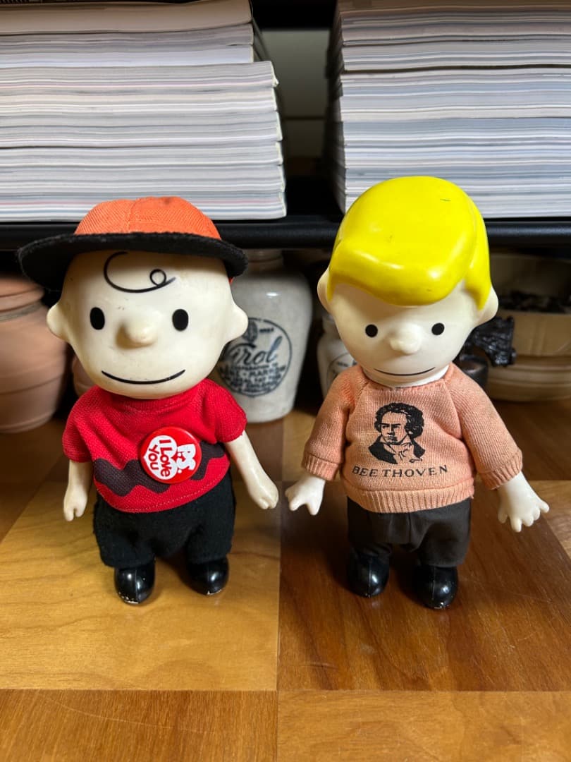 60's ビンテージ POCKT DOLLS ポケットドール ピーナッツ 1966年☆60's☆Peanuts☆Snoopy☆Schroeder☆Pocket Doll Figure