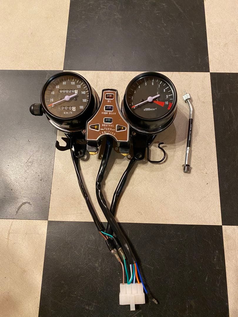 CM400ヨンフォアメーター リプロ 加工済み cb250tcb400t - メルカリ