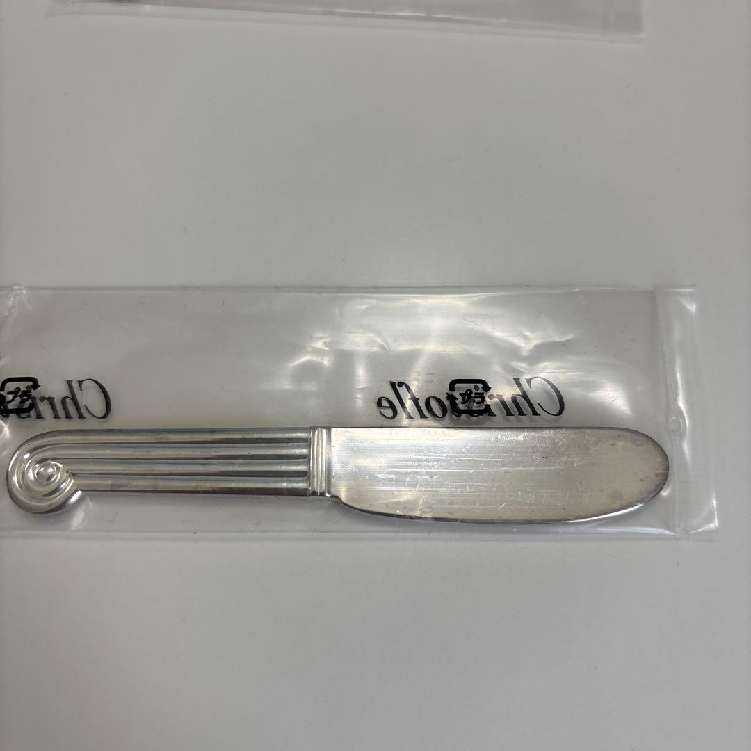 新品、未開封】クリストフル ミニバターナイフ2点 - メルカリ
