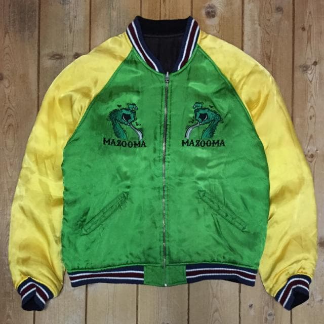 08ss Rat Fink ラットフィンク 中綿 リバーシブル スカジャン L - メルカリ