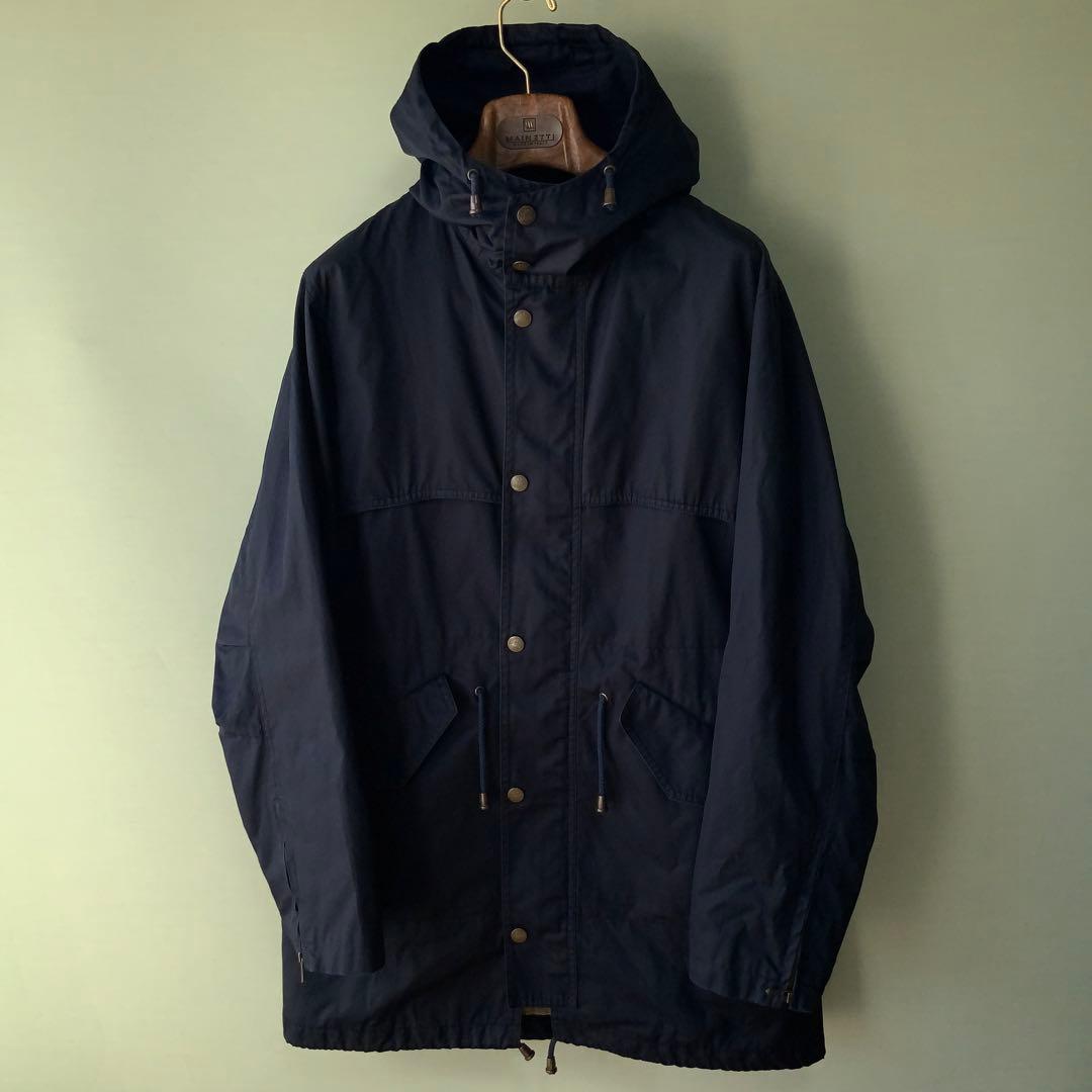 GRENFELLグレンフェル マウンテンパーカー 38 英国製 山タグ ネイビー