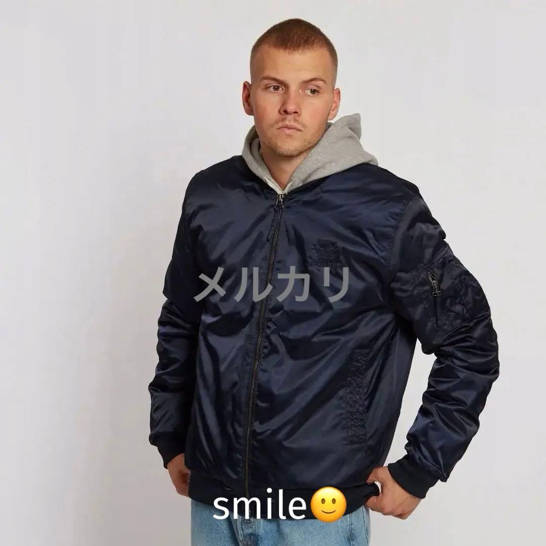 MA1 adidas originalsアディダス フライトジャケット ネイビー - メルカリ