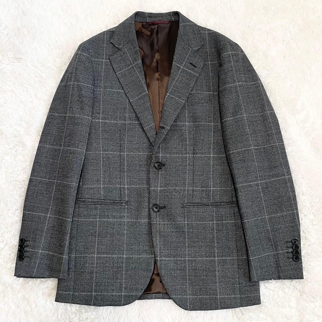 【極美品】P.S.FA スリーピース スーツ セットアップ グレンチェック S