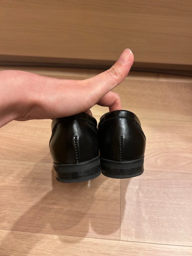 ENESS ブラック ローファー 39 (24.5cm)