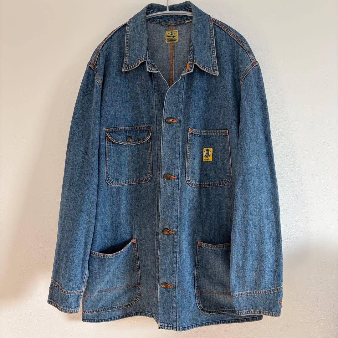 【超希少】ラングラー　ジャパン期 デニムカバーオール ブルーベル 90s M