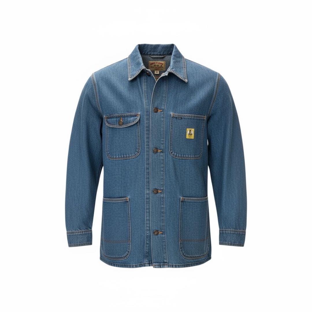 【超希少】ラングラー　ジャパン期 デニムカバーオール ブルーベル 90s M