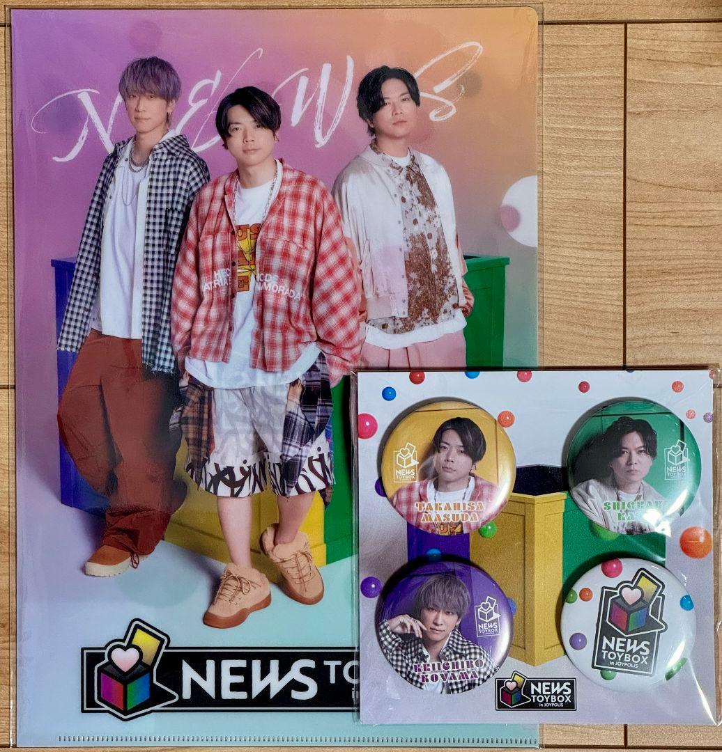 NEWS] TOYBOX in JOYPOLIS クリアファイル＋缶バッジ - メルカリ