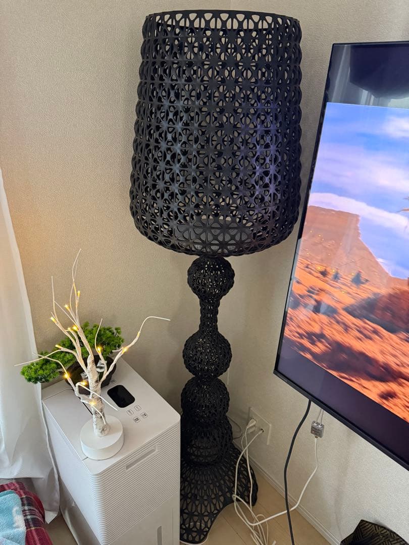 Kartell Kabuki フロアスタンド ブラック