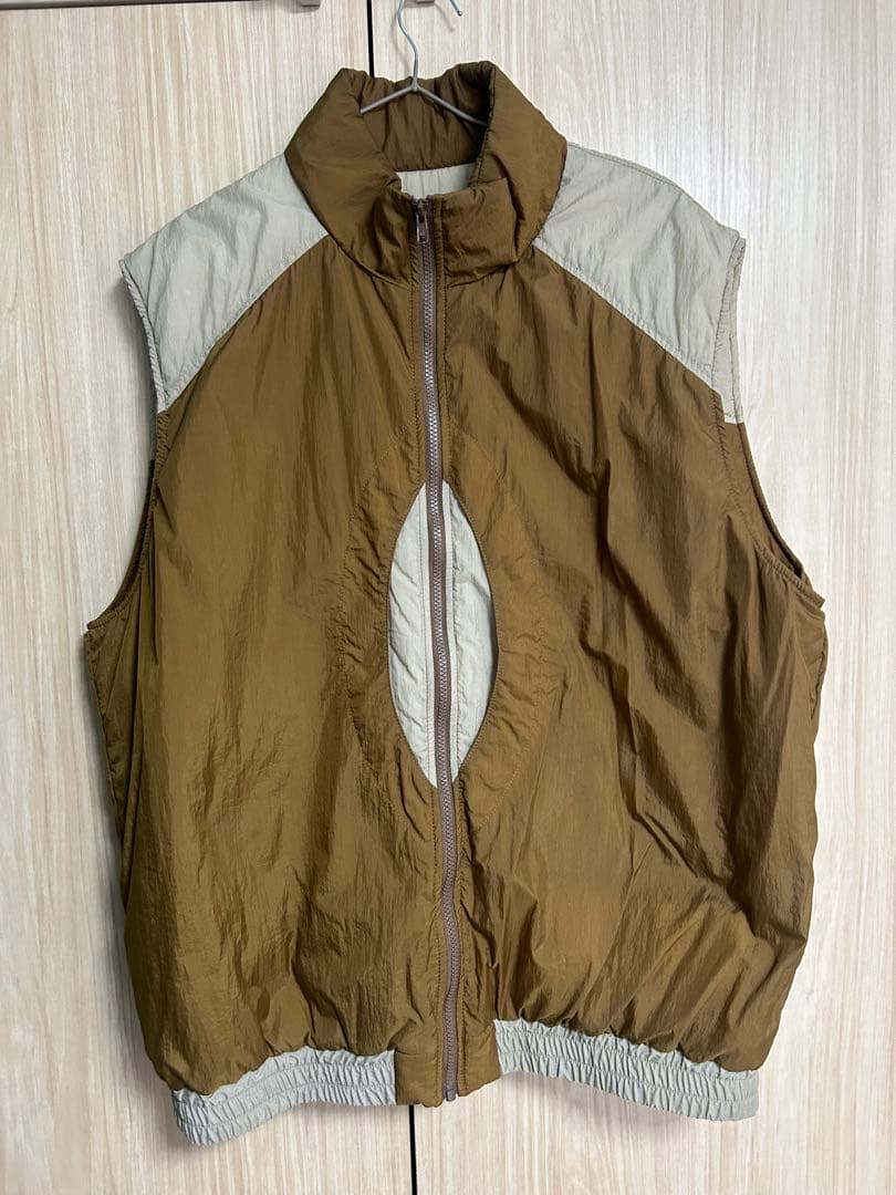 テンダーロイン NYLON VEST BROWN M 渋谷店限定　タイムセール Men's Classic Club Style Leather Vest - Brown - Ron Tomson