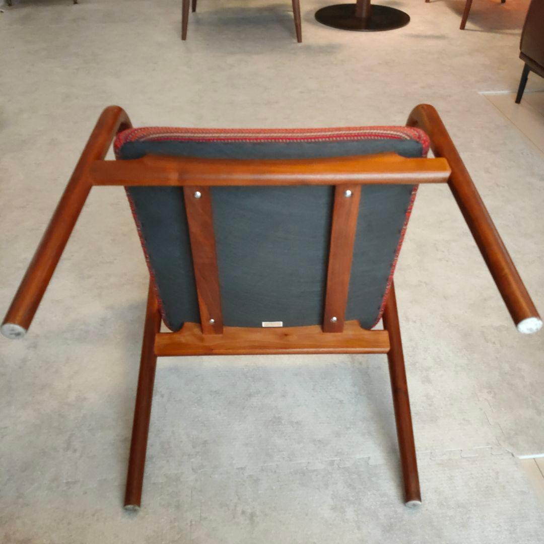 無垢ウォールナット ぺぺラウンジチェア オイル塗装 宮崎椅子 - メルカリ