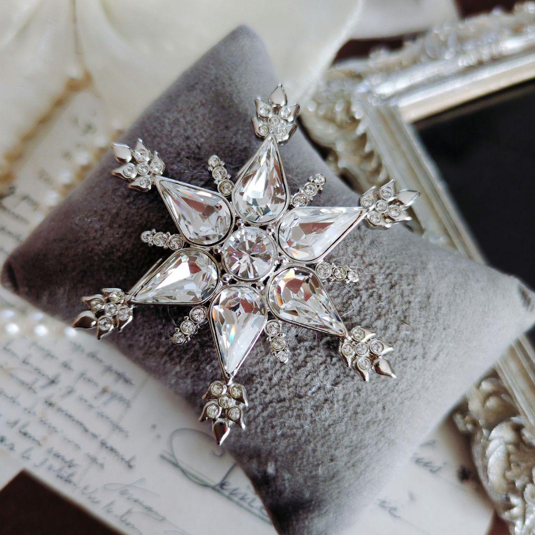 MMA メトロポリタン美術館 スノーフレーク ブローチ 雪の結晶