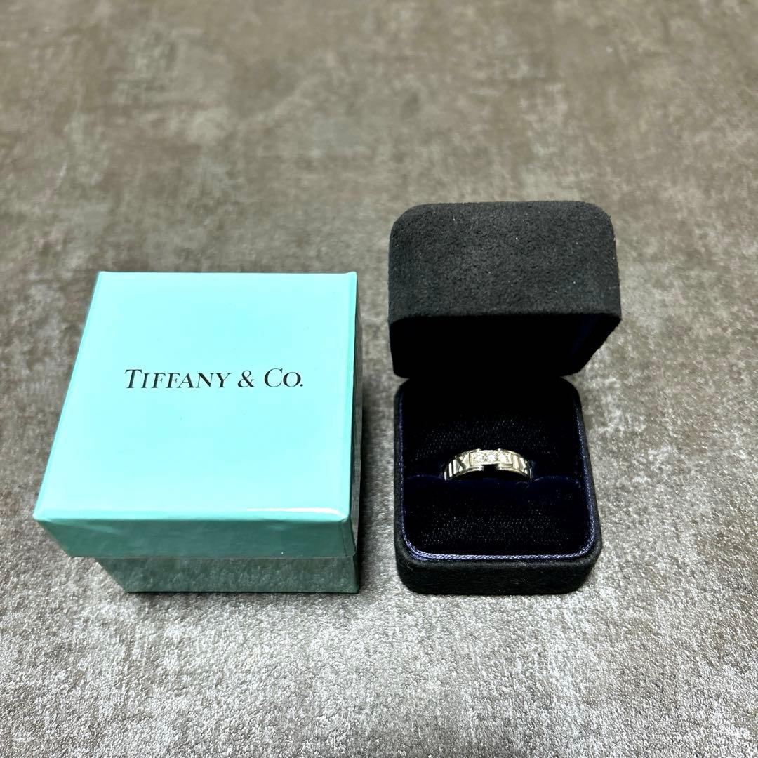 TIFFANY & Co. アトラスリング 3Pダイヤ　シルバー 楽天市場】ティファニー アトラス 3P リング 指輪 ダイヤモンド K18WG