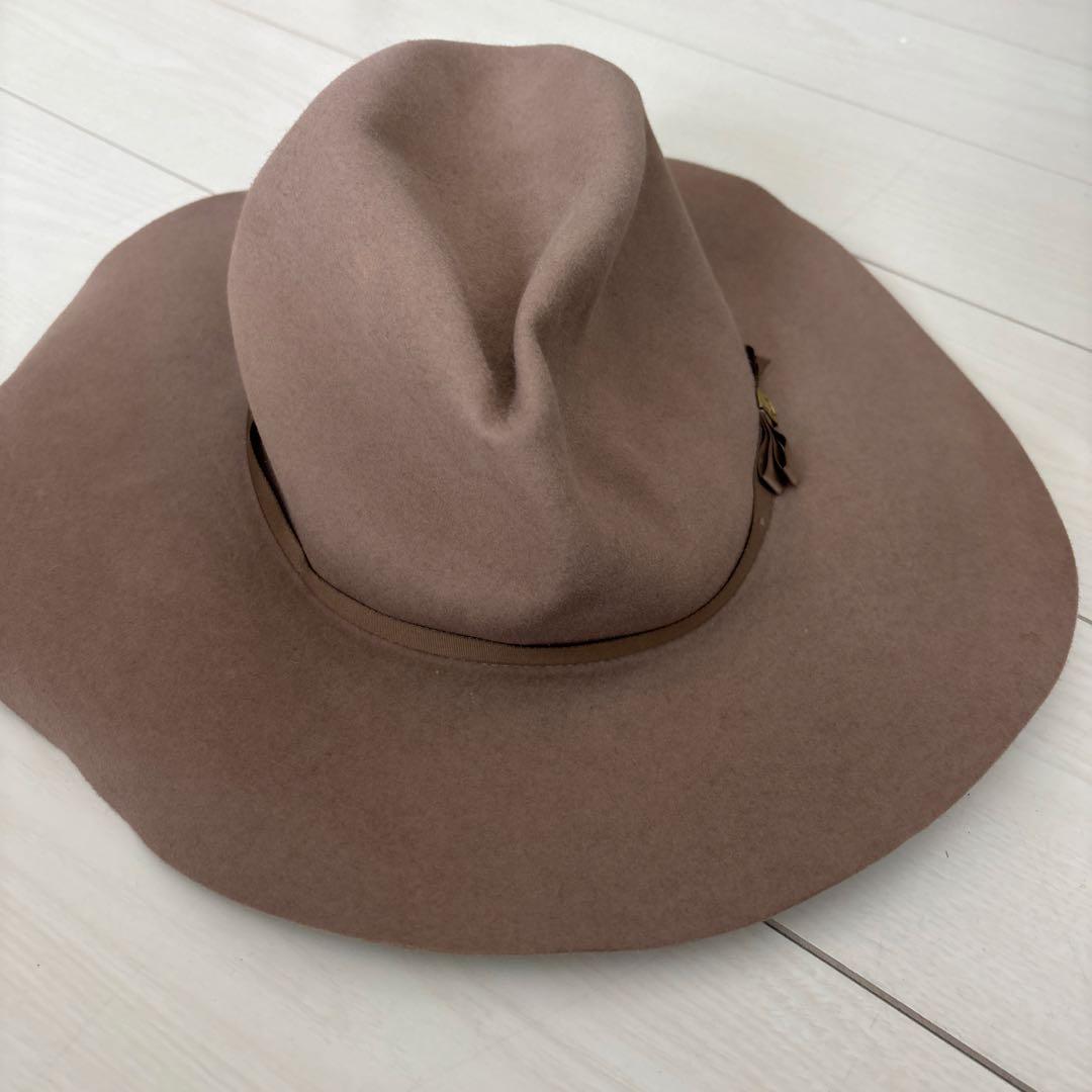 ca4la ウールフェルト広つばハット - メルカリ