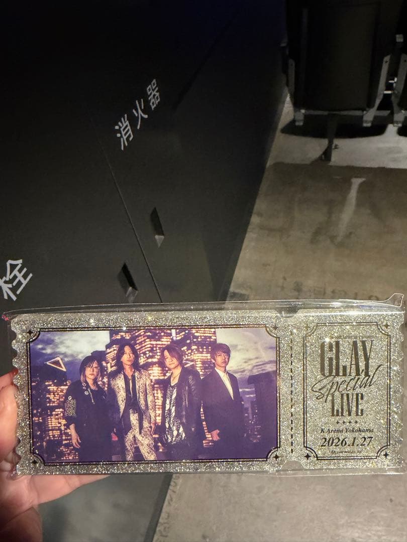 GLAY グレイ ライブ アクリルブロック 50周年 スペシャル グッズ