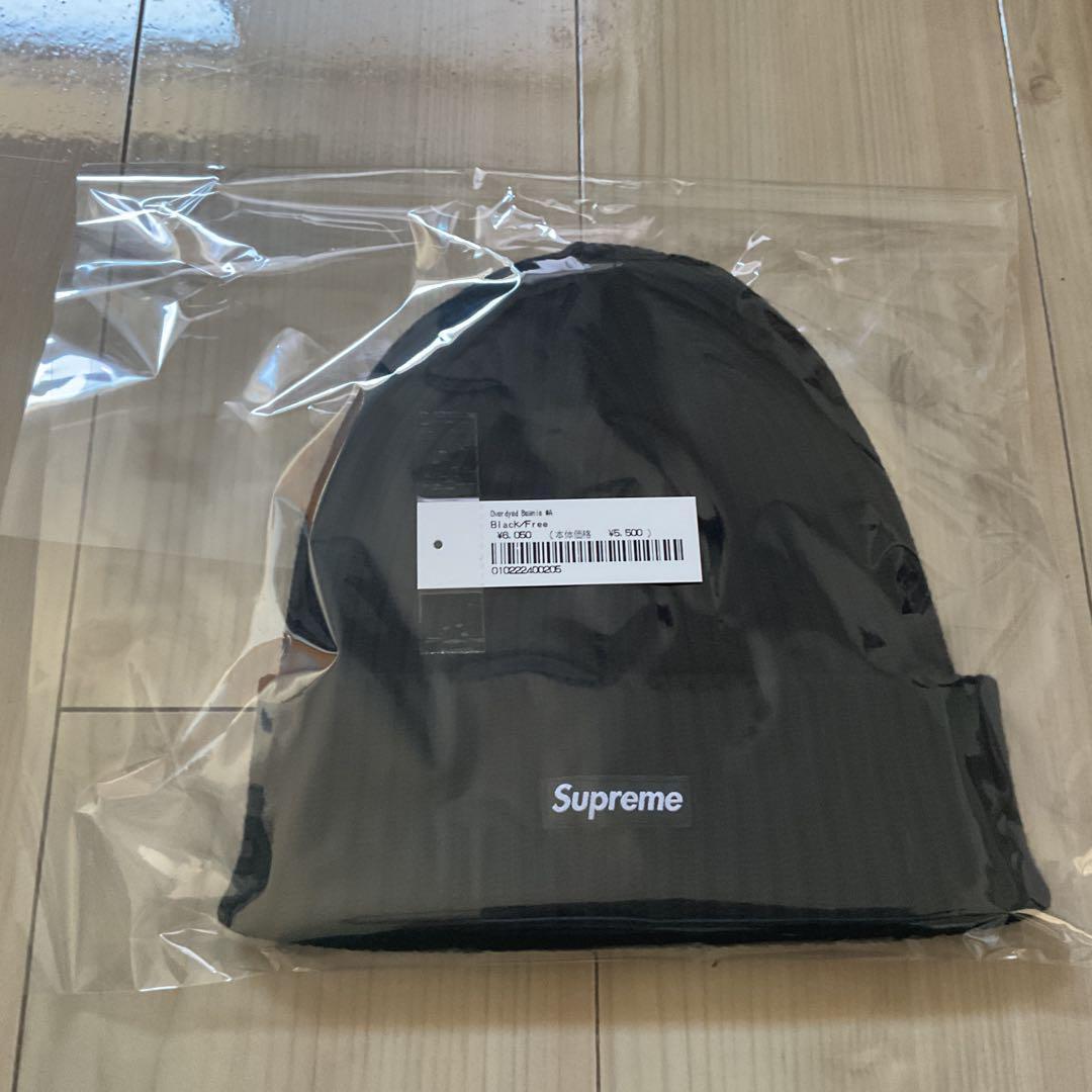 新品25SS supreme Overdyed Beanie Black 黒 - メルカリ