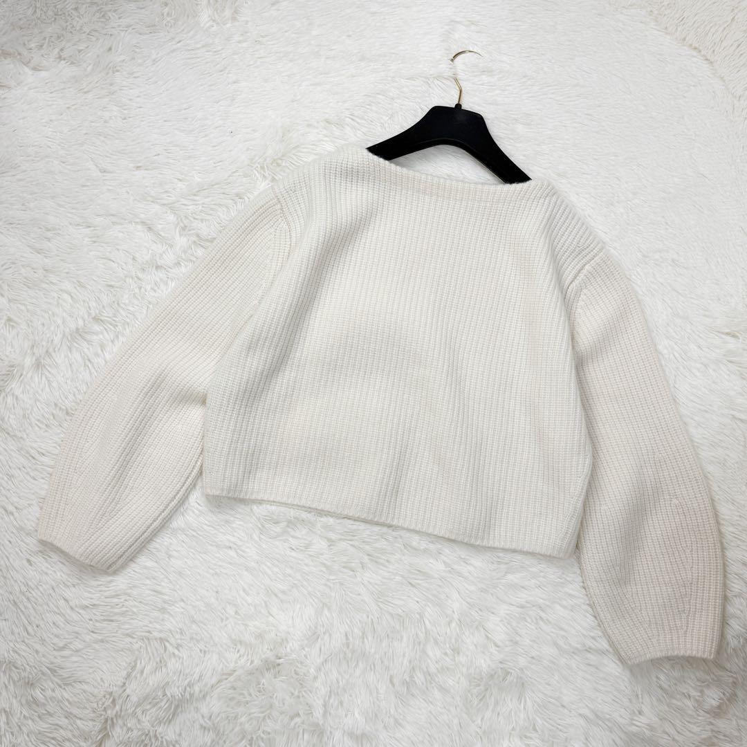 A級 希少♡最高級♡カシミヤ100％♡FOXEY フォクシー ニット ホワイト 40