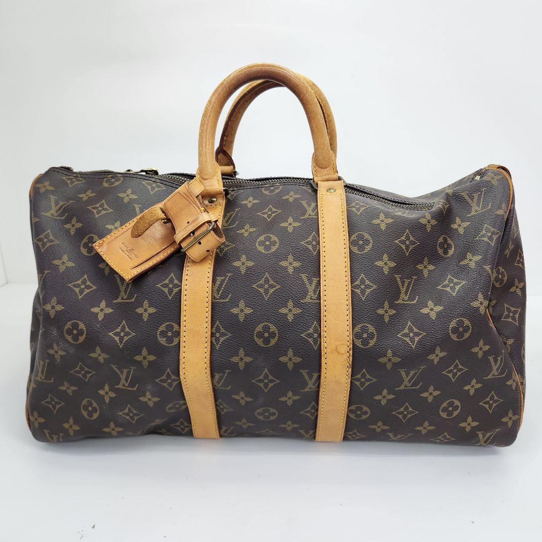 ルイ・ヴィトン モノグラム キーポル45ボストン ジャンク M41428 ルイ ヴィトン モノグラム キーポル 45 ブラウン M41428 モノグラム