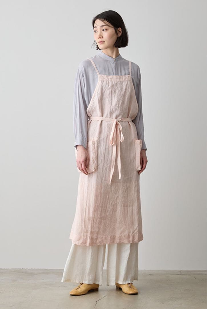 suzuki takayuki リネンエプロン 黒 新品未使用品 - メルカリ