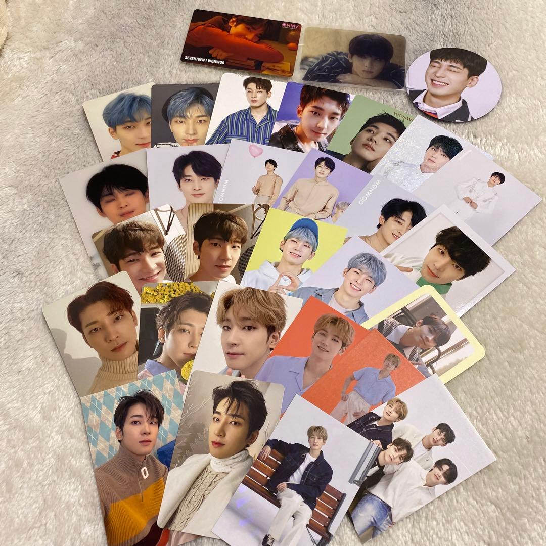 SEVENTEEN セブチ ウォヌ トレカ まとめ売り 45枚 セット - メルカリ