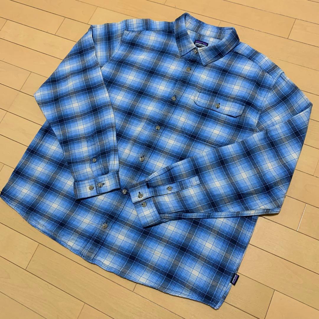 Patagonia パタゴニア オンブレ シャドウチェック ネルシャツ XXL