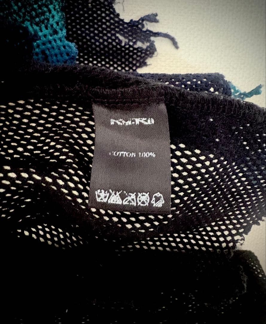 ケムリ　メッシュ 長袖カットソー