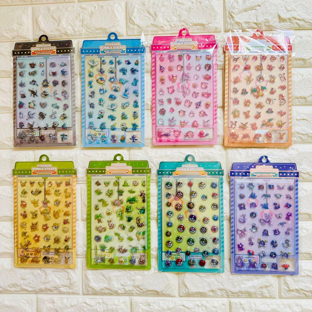 ポケモン ボンボンドロップ シール 韓国限定 正規品 8枚セット - メルカリ