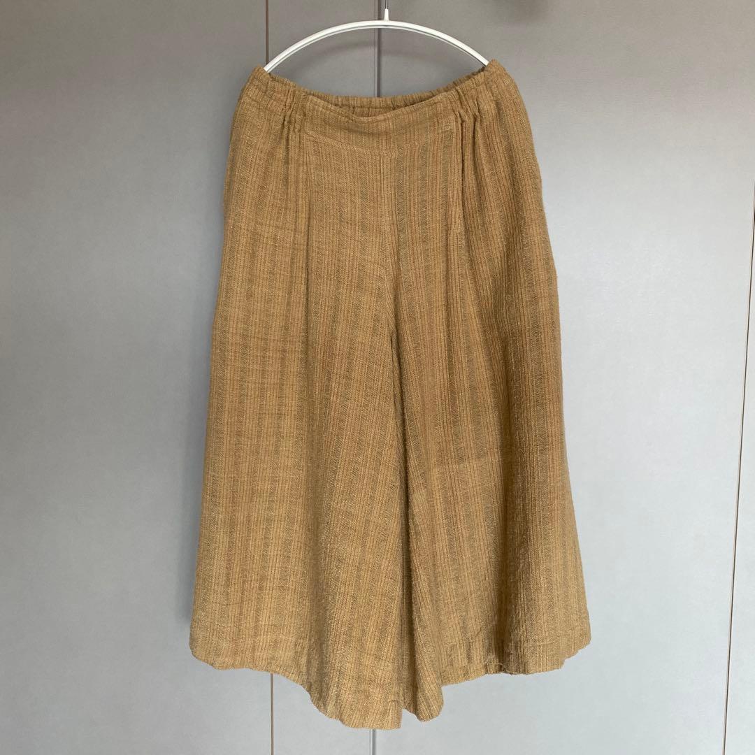 やまちゃん様へ　うさとの服　ガウチョパンツ 楽天市場】RaKMACKA(レックマッカ) 巻いてるみたいなガウチョパンツ M