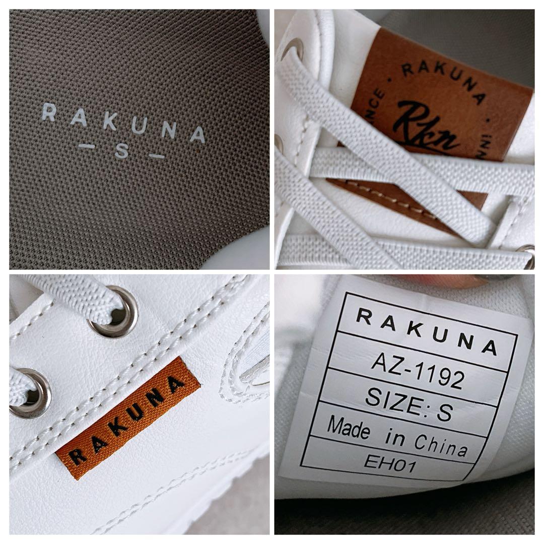 RAKUNA 整体スニーカー2 防水加工 軽量 幅広 スリッポン 22.5cm