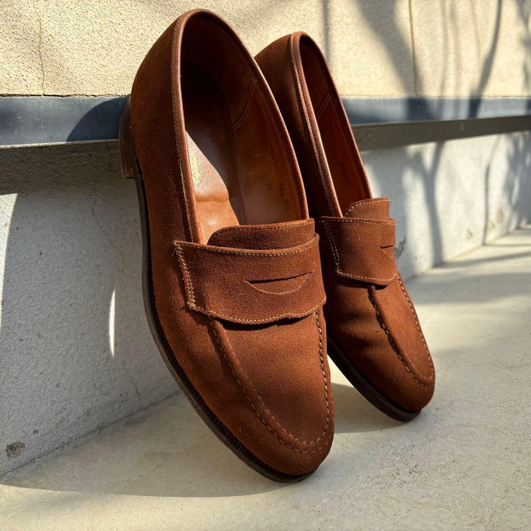 クロケット製 ロイドフットウェア ローファー Jシリーズ 茶 6.5E 25cm