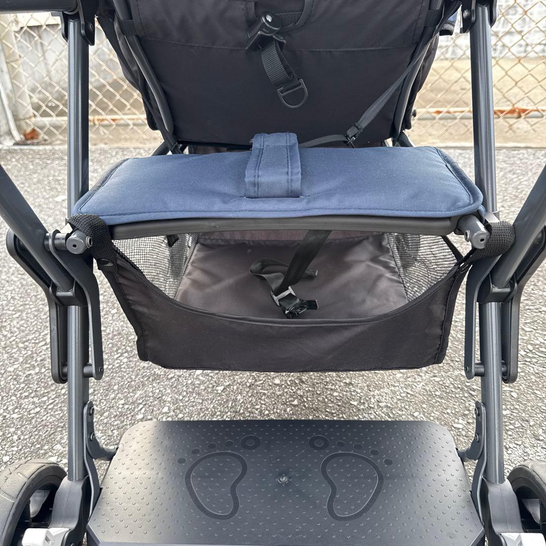 【KATOJI】２人乗りベビーカー リアシート付き　ベビーカー2人でゴー