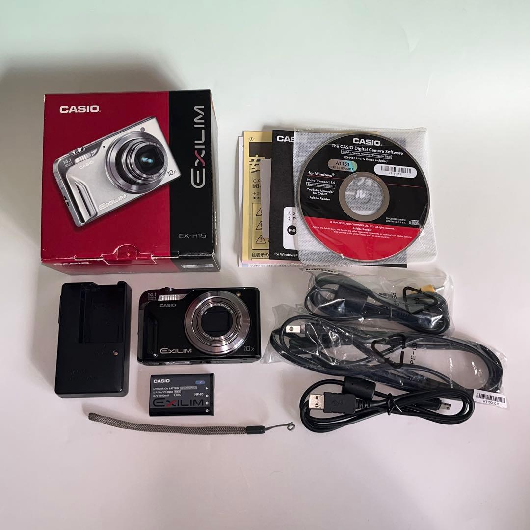 箱付き CASIO EXILIM EX-H15 カシオ デジカメ エクシリム - メルカリ