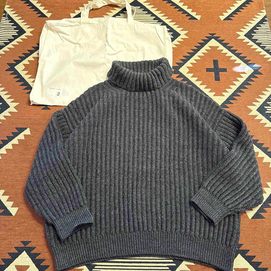 visvim AMPLUS TURTLENECK KNIT 2 CHARCOAL - メルカリ