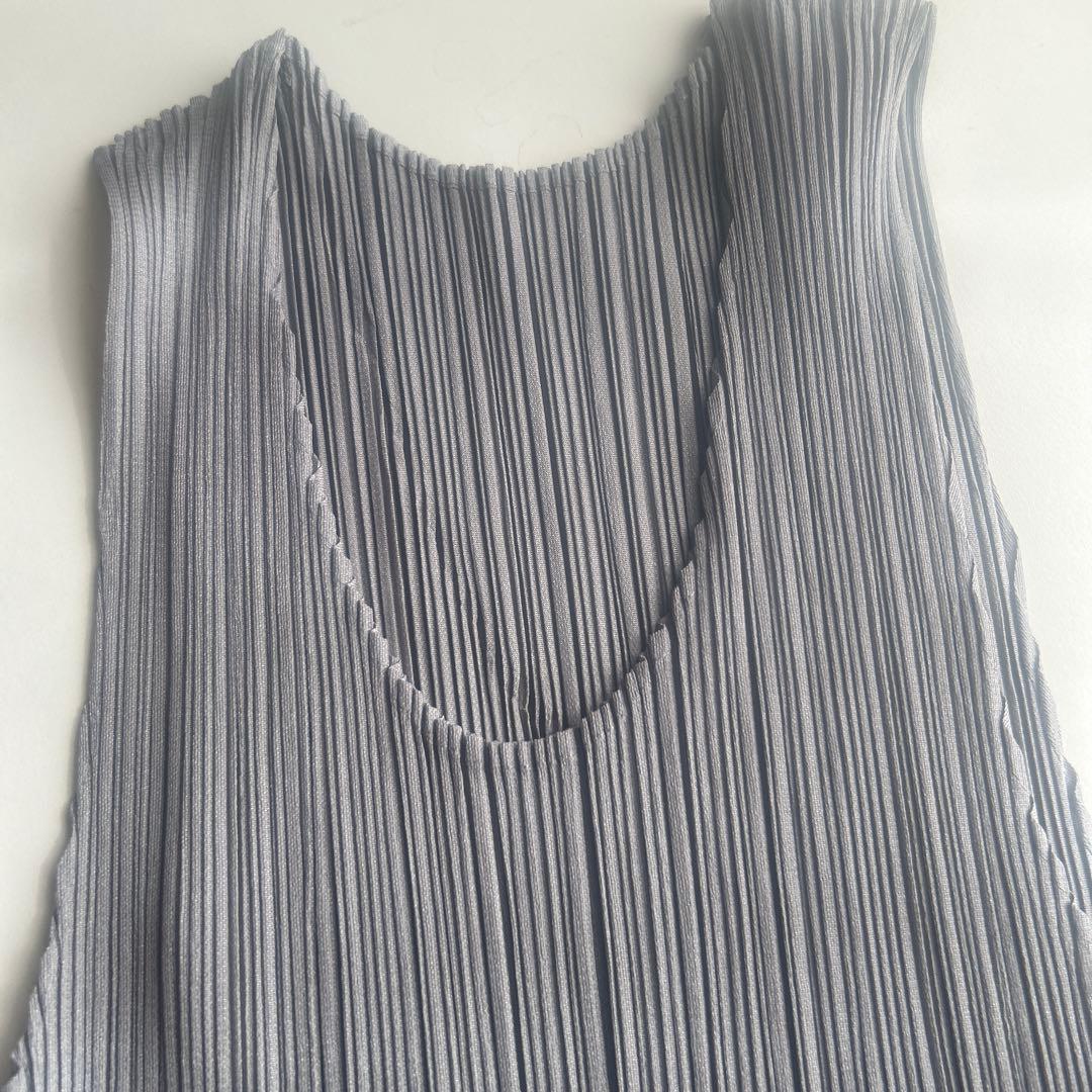 PLEATS PLEASE ノースリーブプリーツワンピース