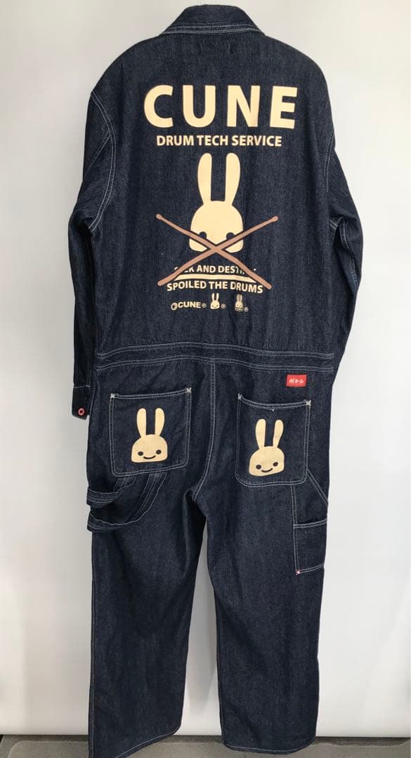キューン オールインワン つなぎ L インディゴ - メルカリ
