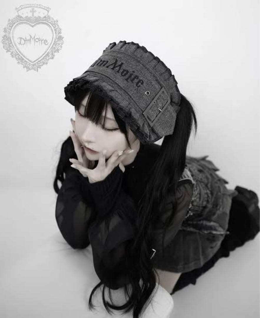 DimMoire ディムモアール デニム ヘッドドレス グレー - メルカリ