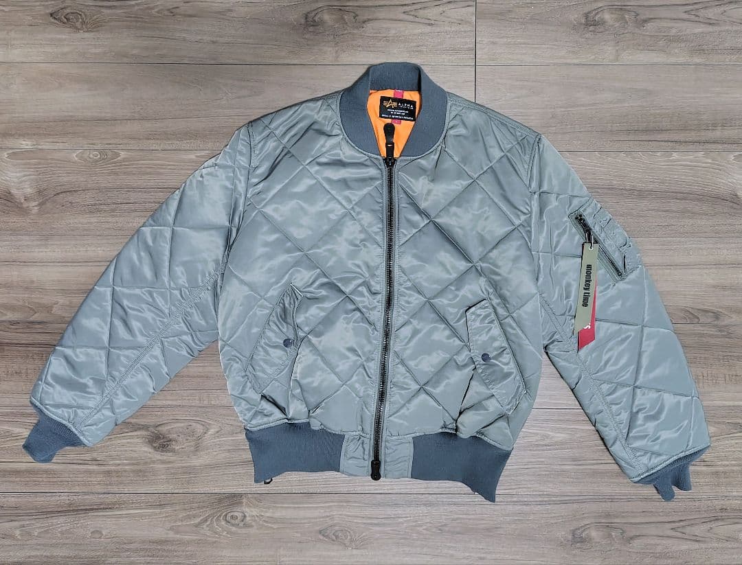 【極美品】ALPHA × monkeytime キルテッドサイドジップ MA―1